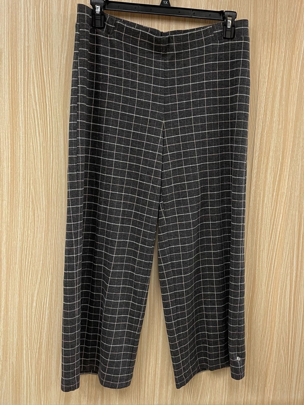 J. Jill Gray Checkered Pants Size L
